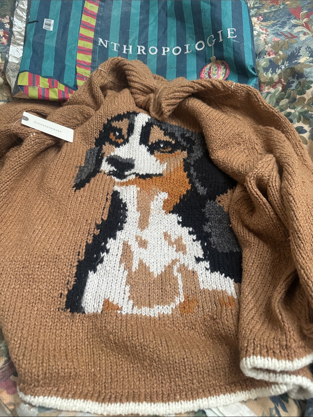 NWT /Anthropologie/ The Jesse Dog Icon Cardigan
Sweater by Pilcro XL - Picture 6 of 7